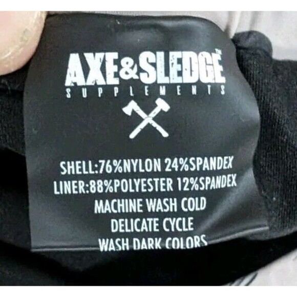 Alpine Slate Camo Axe Training Shorts Gym Running Stretch Gray Black Men's 2XL - Picture 4 of 10